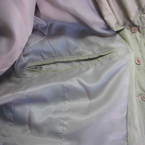 Creenstone Beige Jacket Size 36 Fits XS Button and Zip Front - Picture 11 of 13